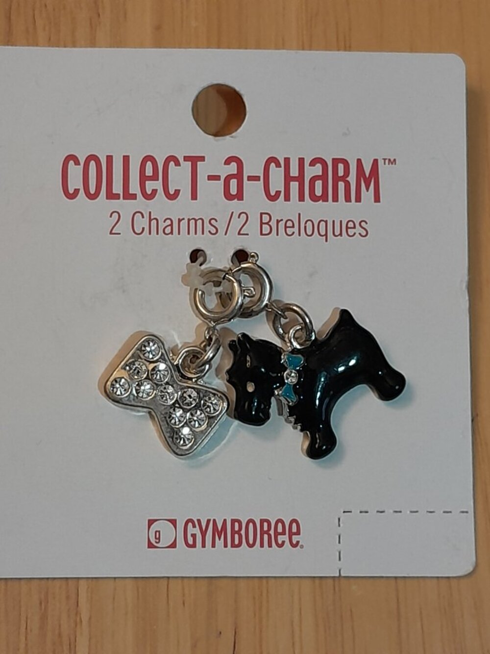Gymboree Scotty Dog and Bow Charms Vintage 2005 Fall My Best Friend Line